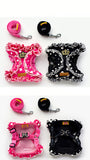 Lovely Cute Small dog Harness Pet Cat Dog Collar For Small Chihuahua Leash Lead Set Dog Vest Pet Harness