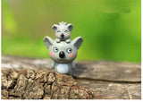 XBJ161 Mini 6pcs Mother and son koala decoration supplies moss micro landscape deco  Garden deco Creative handicrafts