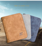 New Vintage High quality PU leather clutch male leather Wholesale ultra-thin fashion casual men's wallet clam