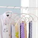 Shawl Scarf Hanger Belt Tie 5 Ring Rack Organizer Holder Hook Display Hanger 41*23cm Dropshipping Aug#1