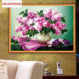 DIY Full 5D Diamond Embroidery The Flowers Round Diamond Painting Cross Stitch Kits Diamond Mosaic Home Decoration
