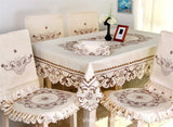 BZ318 Europe Polyester Tablecloth Embroidered Tablecloth Square Floral Home Hotel Wedding Table Cover Decorative toalha de mesa