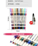 Menow Brand 12 Colors/Set Eyeliner Lip Pencil Waterproof Eye shadow Make up kit Cosmetic 3-in-one Eyes Makeup maquiagem 5471