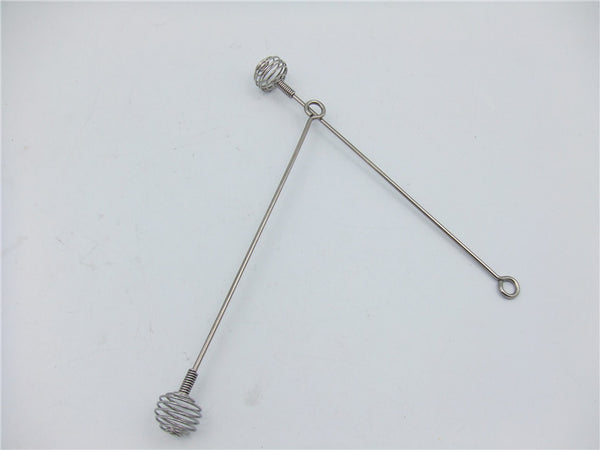 New arrival High Quality Long Handle Stainless steel Honey Bee Stirring Liquid Muddler Juicer Mixer Egg Blender