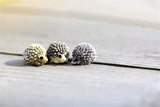 XBJ057 Miniature Hedgepig Set of 3pcs  Resin Hedgehog Figurine Garden Flower Pot Home Decoration