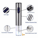 Electric wine opener Aluminum alloy red wine corkscrew automatic bottle opener with foil cutter wine accessories