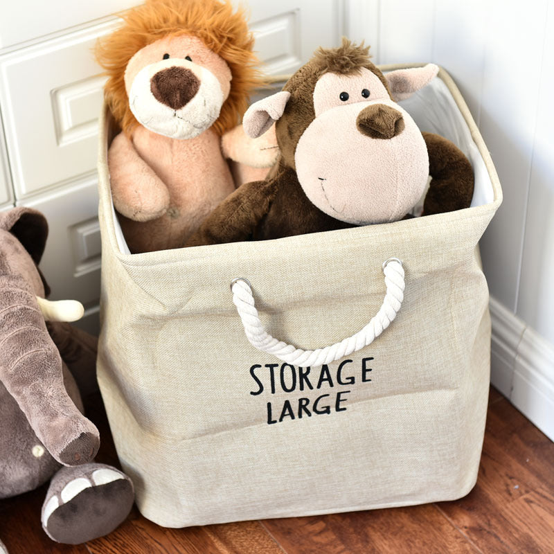 Folding Laundry Storage Basket for Toys Geometry Storage Barrel Standing Clothing Storage Bucket Laundry Organizer Holder Pouch Secondary image
