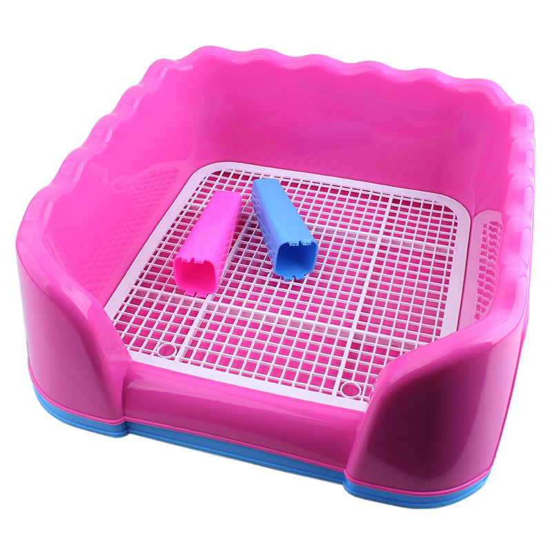 Hot Sales Pet Dog Cat With column Toilet Tray Cat Pad Indoor Pet Potty Pet Toilet Puppy Pee Training Clean Pee Pad Tray Portable