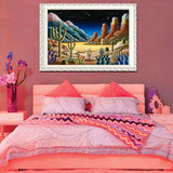 DIY 5D Partial Diamond Embroidery The dream Round Diamond Painting Cross Stitch Kits Diamond Mosaic Home Decor
