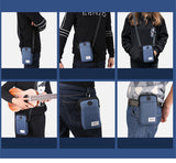 Waterproof Men Shoulder Bag Oxford Crossbody Bags Mini Back Pack Usb Kids Wallet Messenger Bag Men Small Travel Pouch