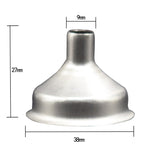 1PC Stainless Steel Funnel for Hip Flask Transferring Liquid Wide Mouth Canning Hopper Filter Kitchen Funnel Accessories