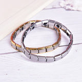 Men's Bracelet Bracelets Energy Germanium Magnetic Tourmaline Bracelet Health Care Jewelry For Women Bracelets Bangles Slimming