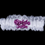 Sweet 1 pc Bride to be lace garters wedding party favor supplies hen night favorite bridal team partner lovely