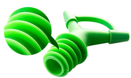 Double Oil Bottle Mouth Stopper Sauce Bottles Nozzle Caps Wine Stopper Pour The Liquid Guiding Device Kitchen Tools