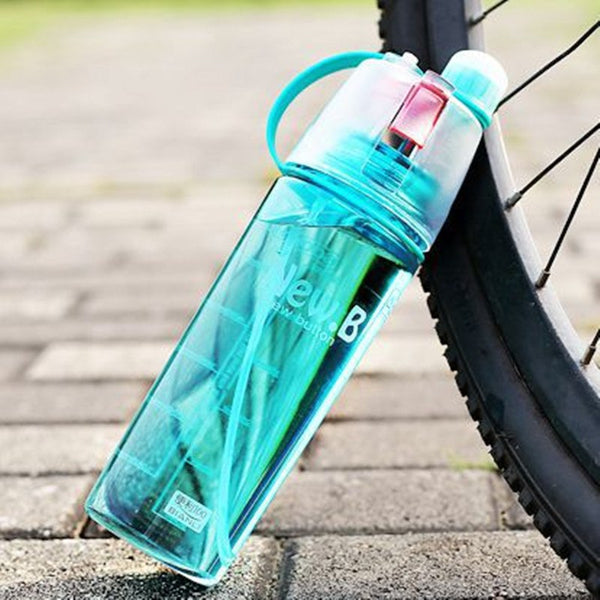 CJ129 Water bottle sport Spray bottle Cycling outdoor Moisturizing shaker Transparent Travel Plastic Water Camping Drinkware