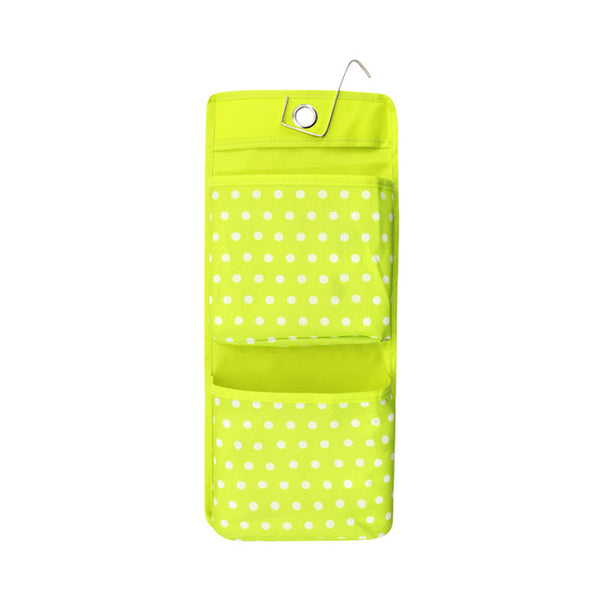 Large Pocket Dot Oxford Cloth Storage Bag Wall Door Hanging Storage Bag Sundries Storage Organizers