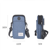 Waterproof Men Shoulder Bag Oxford Crossbody Bags Mini Back Pack Usb Kids Wallet Messenger Bag Men Small Travel Pouch