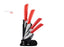 High quality 3" 4" 5" 6" inch brand Paring Fruit Utility Chef Kitchen Ceramic Knife Sets+Acrylic Holder Block