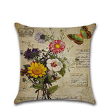 BZ296 New American Country Roses Pillow Cushion Cover Pillowcase Sofa/Car Cushion /Pillow  Home Textiles supplies