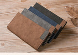 Fashion buttons ultra-thin young High quality PU clutch leather Multi-functional soft leather men's wallet