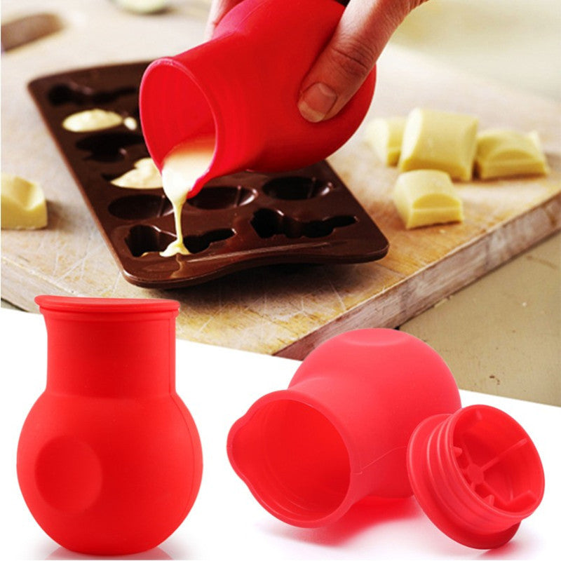 Silicone Chocolate Melting Pot Mould Butter Sauce Milk Baking Pouring Kitchen Heat Microwave cooking tools kitchen gadgets Secondary image