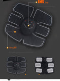 EMS Wireless Muscle Stimulator Trainer Smart Fitness Abdominal Training Electric Weight Loss Stickers Body Slimming Belt Unisex