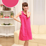 HELLOYOUNG Microfiber Women Sexy Bath Towel Wearable Beach Towel Soft Beach Wrap Skirt Super Absorbent Bath Gown