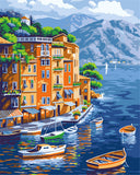 Gold Coast DIY Handpainted Oil Painting Digital Painting by numbers oil paintings chinese scroll paintings Home Decoration