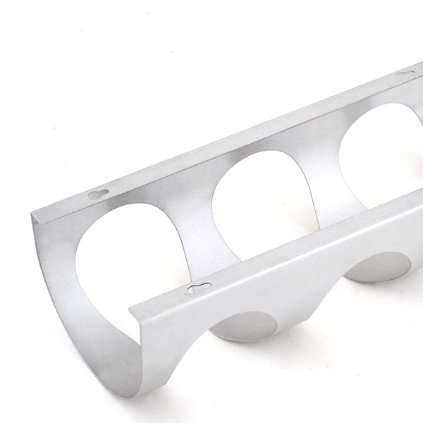 1PC 3 or 4 Hole Stainless Steel Wall Mounted Wine Holder Rack Household Wine Bottle Holder For Homeuse With Screws