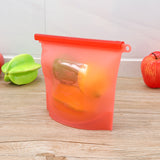 4pcs Reusable Silicone Vacuum Food Fresh Bags Wraps Fridge Food Storage Containers Refrigerator Bag Kitchen Colored Bag
