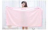 HELLOYOUNG Microfiber Women Sexy Bath Towel Wearable Beach Towel Soft Beach Wrap Skirt Super Absorbent Bath Gown
