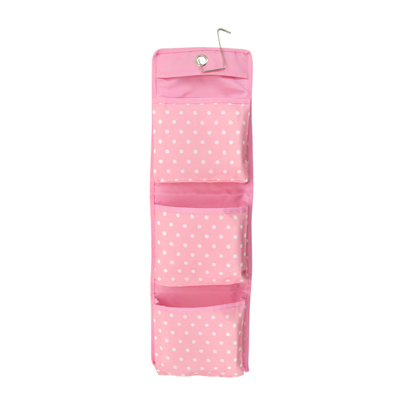 Large Pocket Dot Oxford Cloth Storage Bag Wall Door Hanging Storage Bag Sundries Storage Organizers