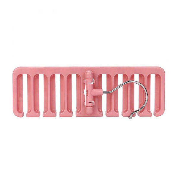 Hot Multifunctional Hook Organizer Holder Rack Storage Hanger Wardrobe Belt Tie Scarf Storage Rack