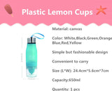 New Xmas Gift 650ml Water Bottle plastic Fruit infusion bottle Infuser Drink Outdoor Sports Juice lemon Portable Kettle