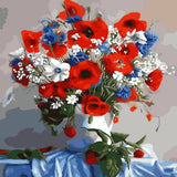 HELLOYOUNG Digital picture drawing Painting by numbers Pretty Flower oil paintings chinese scroll paintings Home Decor