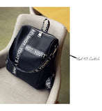 Backpack Female  New Korean Wild School Wind Student Bag Casual Color Letter Backpack Travel Bag
