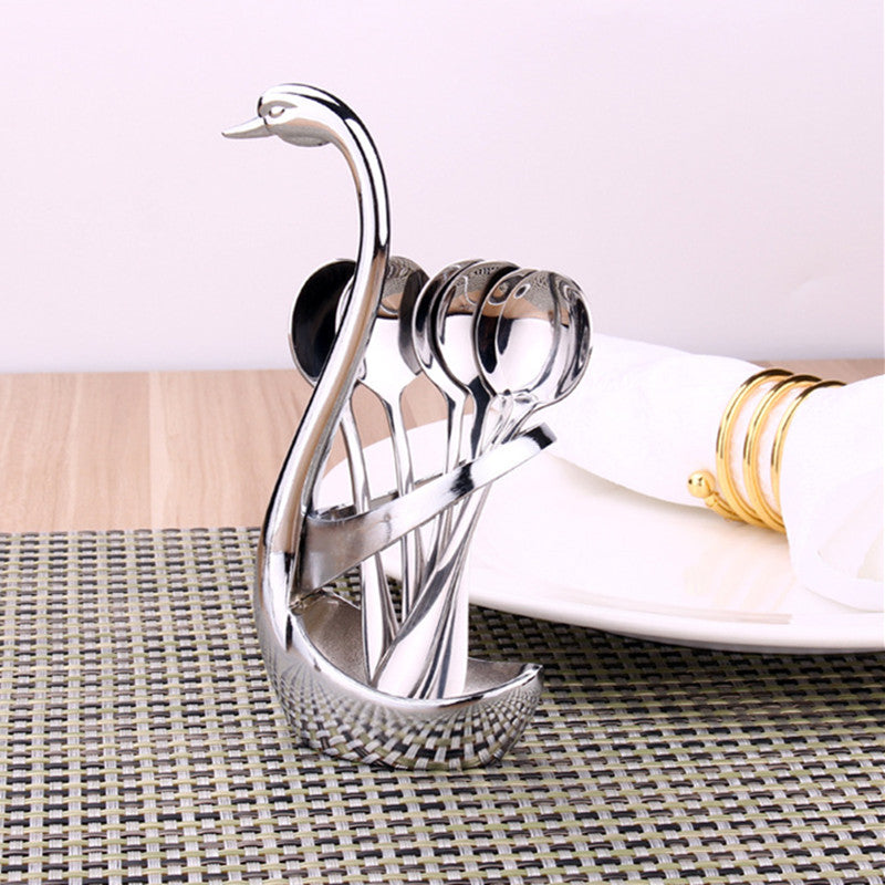 Swan Dinnerware sets 7pcs/set wedding party fruit tableware set dinnerware sets Main image