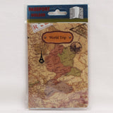 New World Trip Map Travel Passport Covers for Men , PVC Leather ID Card Bag Passport holder Passport Wallets 14*10cm