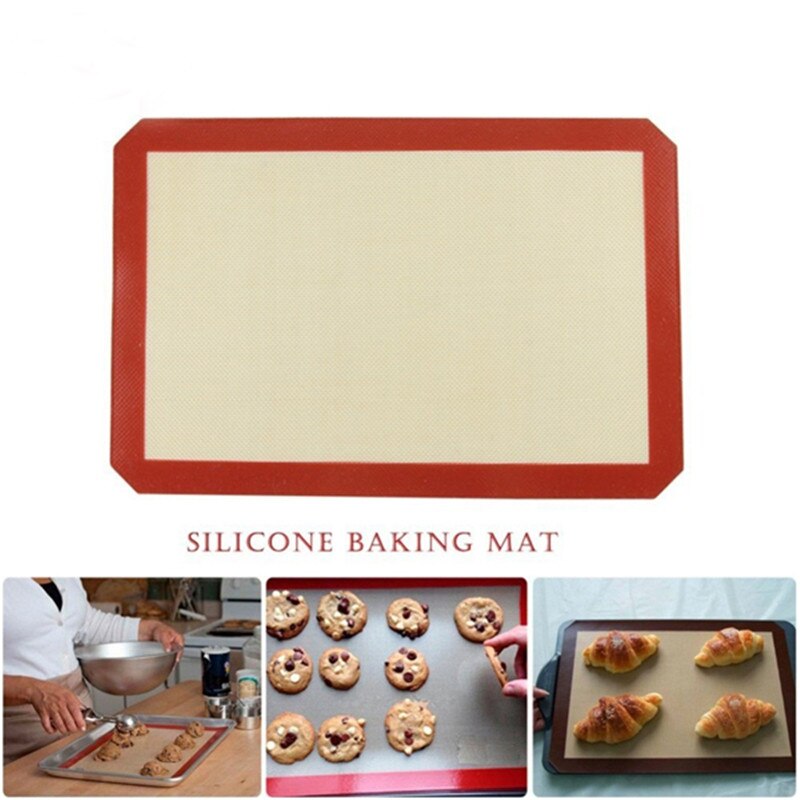Baking Mat Non-Stick Silicone Baking Pad For Cake Cookie Macaron Non-Stick 1 PCS Large Size 42*29.6 cm Baking Liner Main image