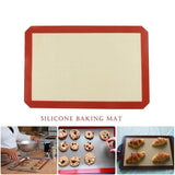 Baking Mat Non-Stick Silicone Baking Pad For Cake Cookie Macaron Non-Stick 1 PCS Large Size 42*29.6 cm Baking Liner