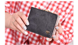 New Woman Wallet Small Hasp Coin Purse For Women Luxury Leather Female Wallets Design Brand Mini Lady Purses Clutch Card Holder