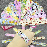 Children Dreathable Waterproof Wound Patch Waterproof Bandage Cartoon Cute Band-Aid Hemostatic Adhesive Medical Band-aid 50Pcs