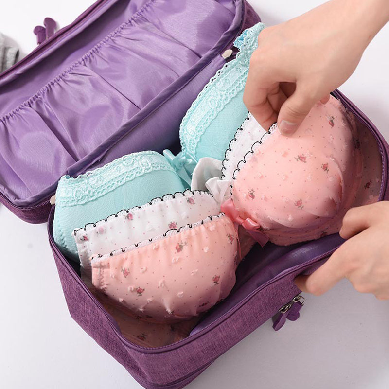 Bra Underware Drawer Organizers Travel Storage Dividers Box Bag Socks Briefs Cloth Case Clothing Wardrobe Accessories Supplies Secondary image