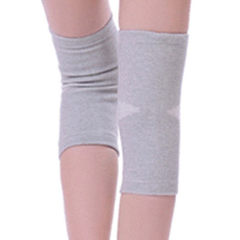 Warm Elastic Breathable Knee Support Brace Bamboo Fiber Health Care Knee Brace Spring Stay Knee Pads 1Pair