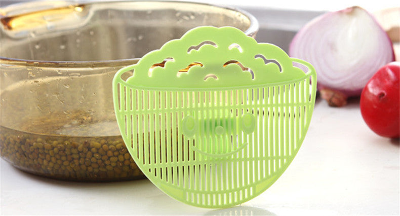 Leaf Shape Rice Wash Sieve Beans Peas strainer Cleaning colander Gadget Rice Washing Device kitchen cooking tools