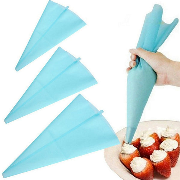 Silicone Pastry Cake tool Decorating Cream Icing Piping Bag cozinha Styling Tool Bakery Dessert Baking Kitchen Accessories