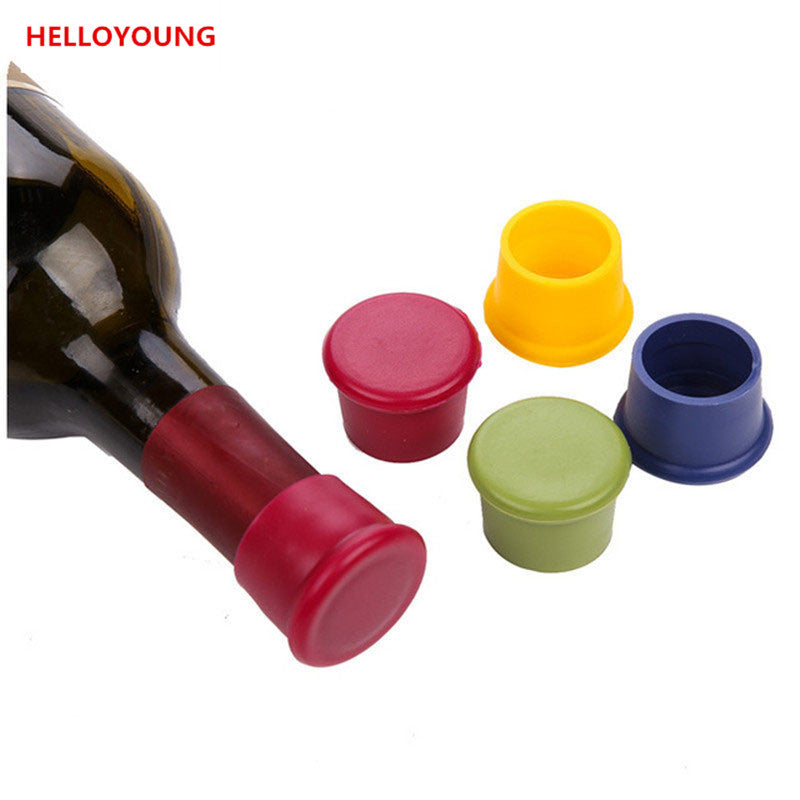 CJ047 Silicone Wine Bottle Stoppers Kitchen Bar Tools Main image