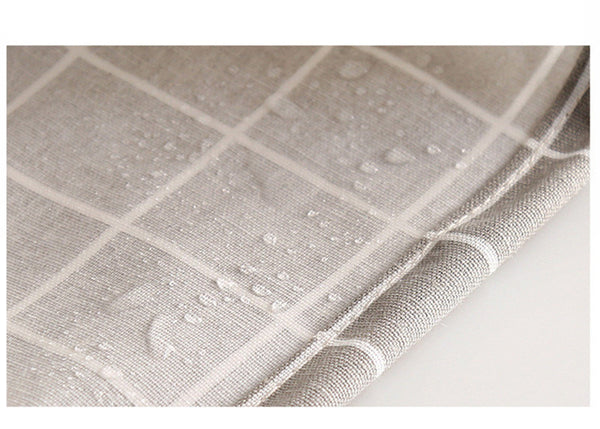 Grid Cotton Linen Office Desktop Storage Organizer Sundries Storage Box Cabinet Underwear Storage Basket Container