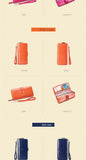 Women Wallet Leather Card Coin Holder Money Clip Long Clutch Phone Wristlet Trifold Zipper Cash Photo Famous Brand Female Purse