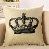BZ055 Luxury Cushion Cover Pillow Case Home Textiles supplies Lumbar Pillow Crown decorative throw pillows chair seat